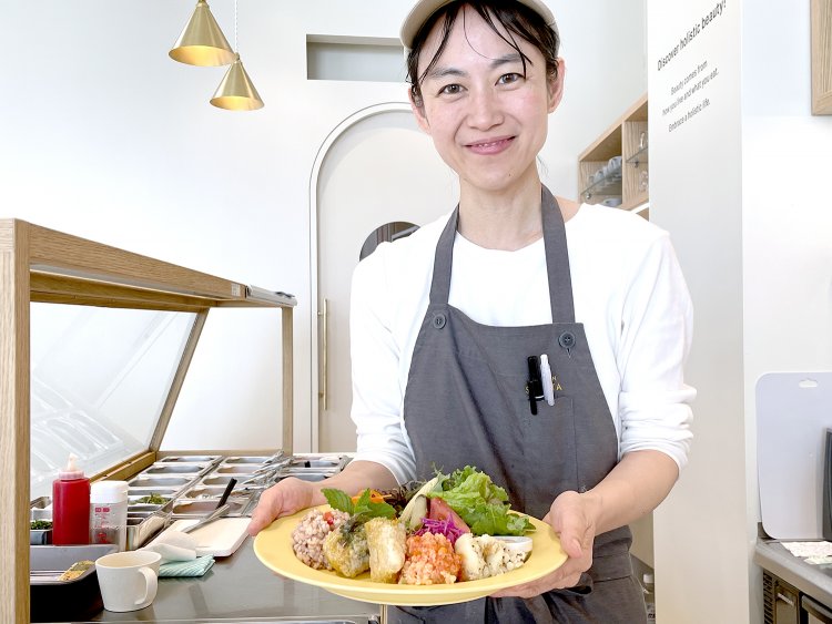 完成したプレートは、色鮮やか！