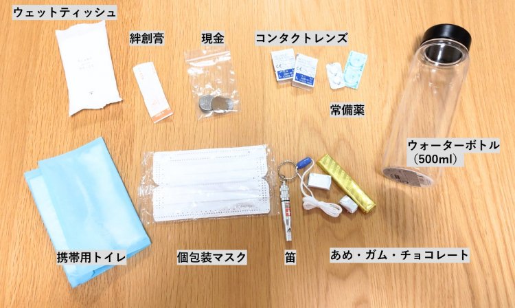 500mlのボトルなら、想像よりも沢山の物を詰め込めます。