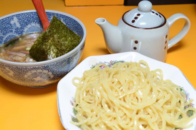 さっぱりとした味がたまらないつけ麺。