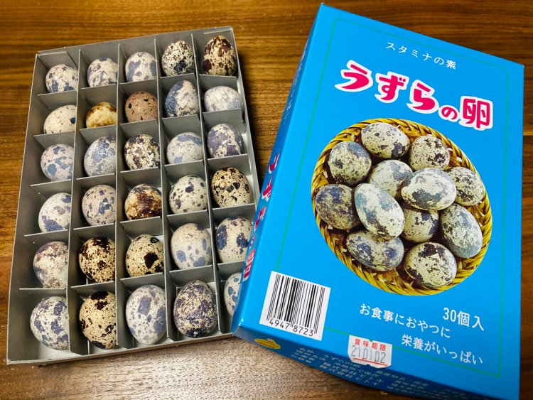 「お食事におやつに」というキャッチコピーが素敵なうずら箱。