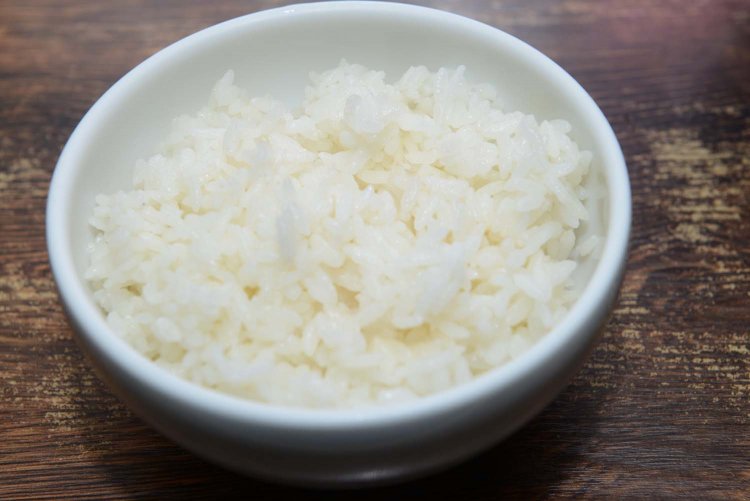 一粒一粒立っているライスはスープとよく合う。