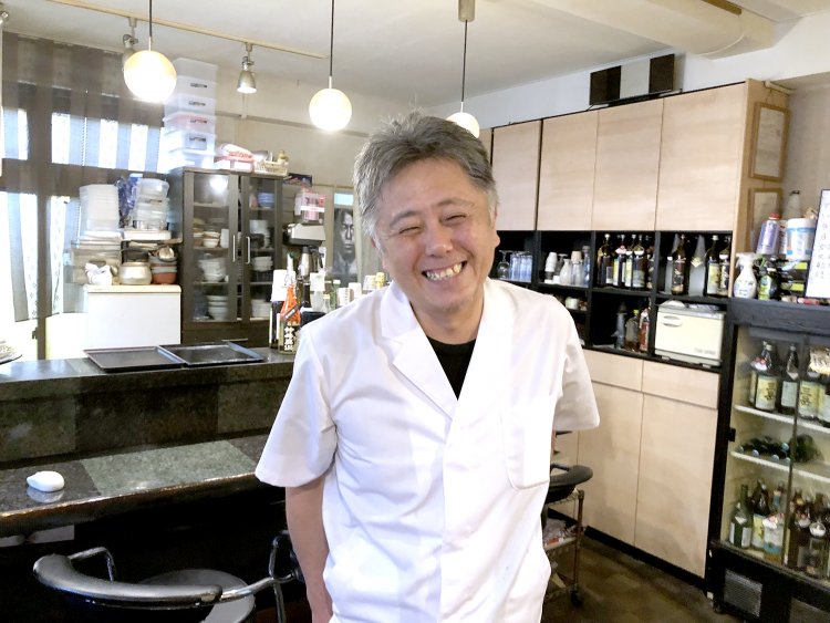 実はとても素敵な笑顔のご主人、佐藤さん