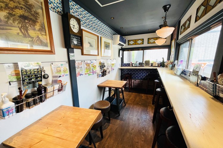 2階のイートインスペース。