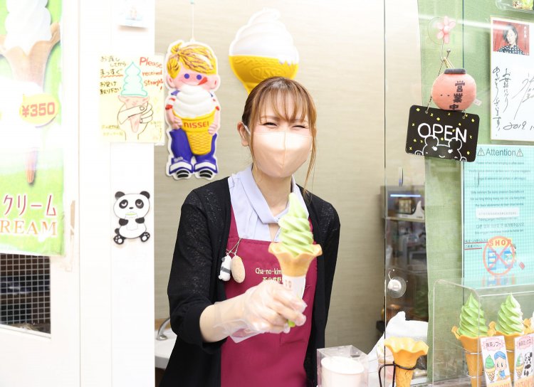 「コレを目当てに来る外国からの観光客も多いんです！」