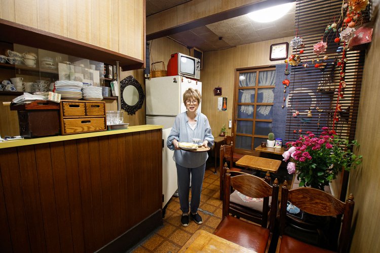 朗らかな廣川さんと話すひとときも楽しい。