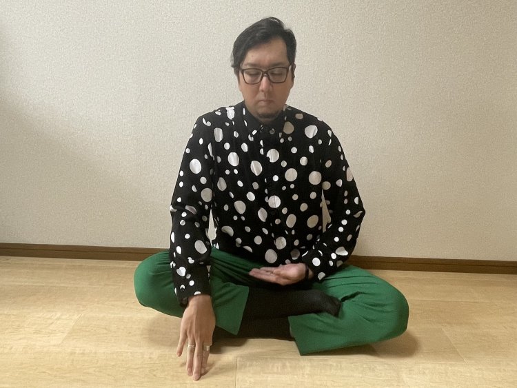 筆者も降魔印にチャレンジ。