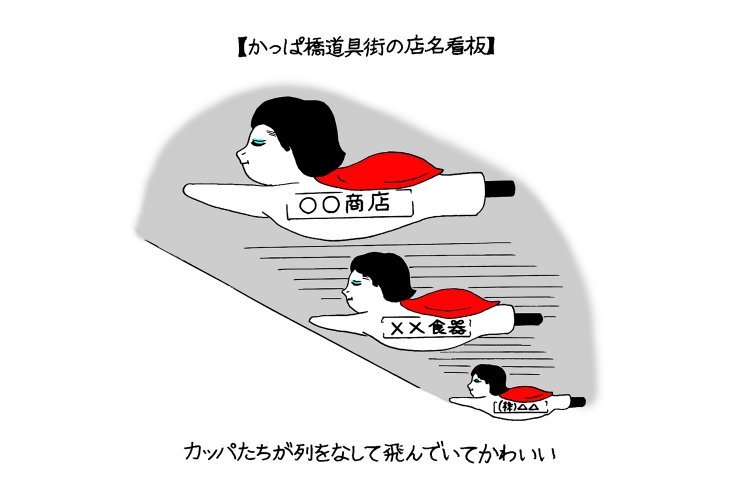 アーケード商店街の看板、そのかわいらしさを残したい