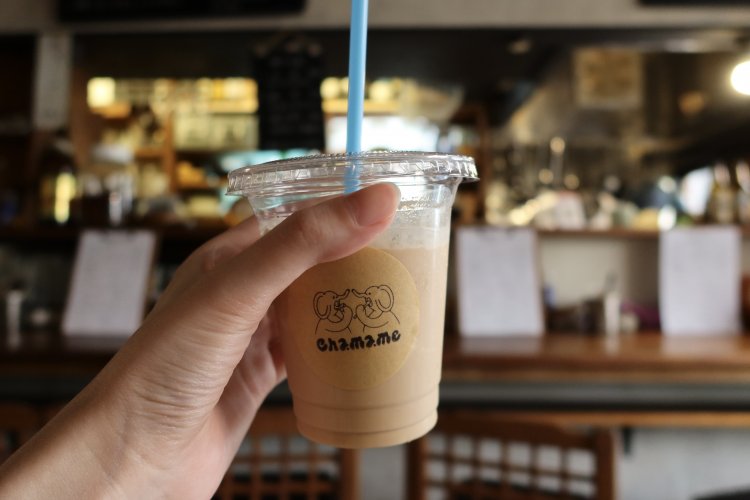夏季限定 チャイシェイク550円。
