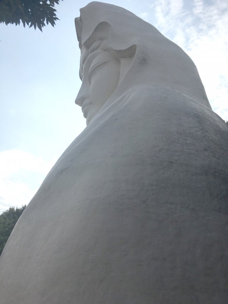 近くに寄るとその大きさに圧倒される。