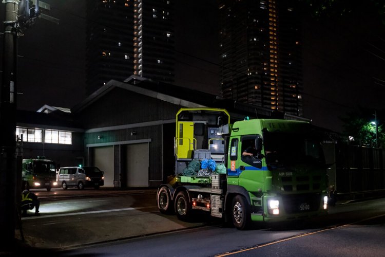 【荒川102】南千住の東京メトロ車両基地で、車両の陸送現場に遭遇！