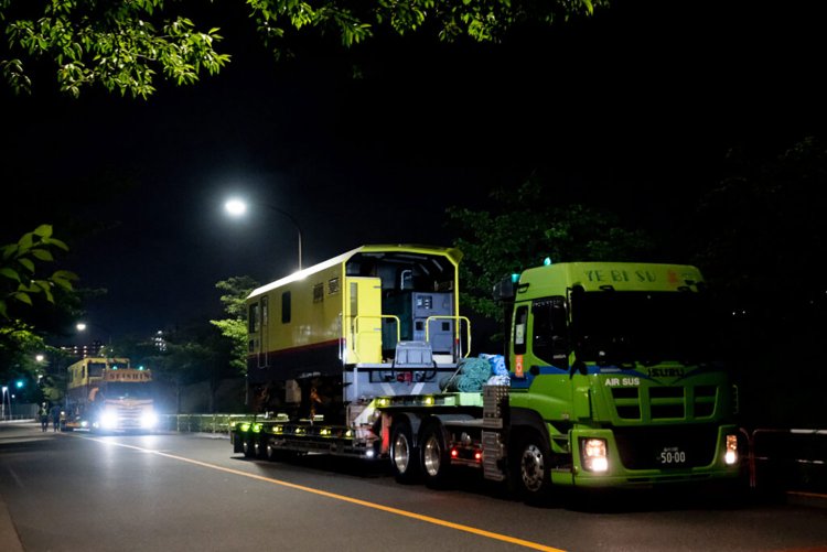 【荒川102】南千住の東京メトロ車両基地で、車両の陸送現場に遭遇！