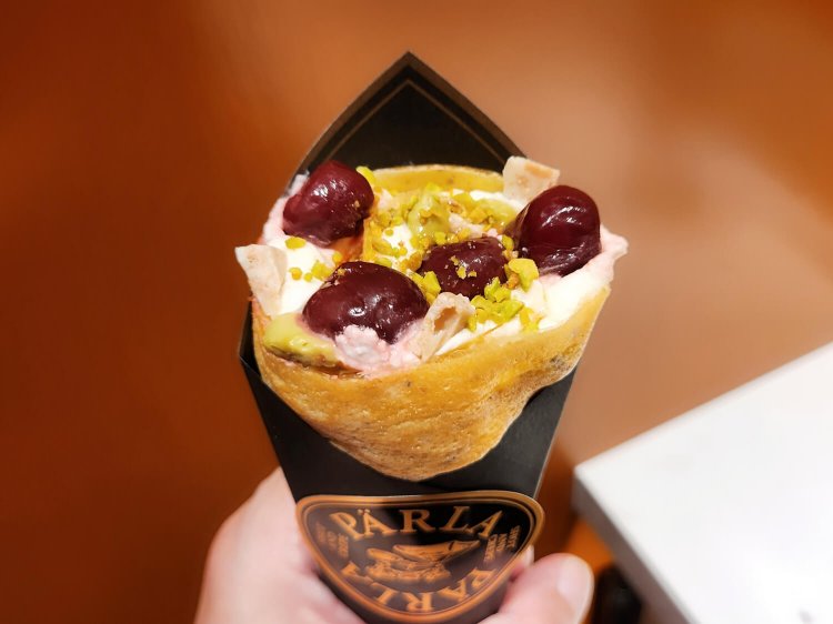 ピスタチオマスカルポーネ グリオット バニラ蜂蜜。