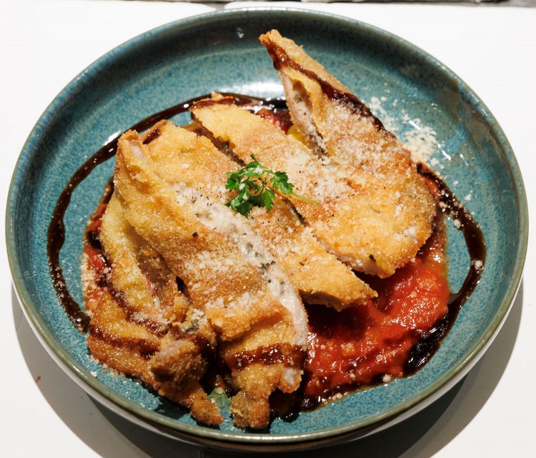 #18風カツレツ980円。