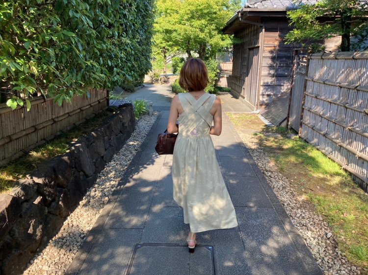 たくさんの緑に癒やされて落ち着く場所だ。