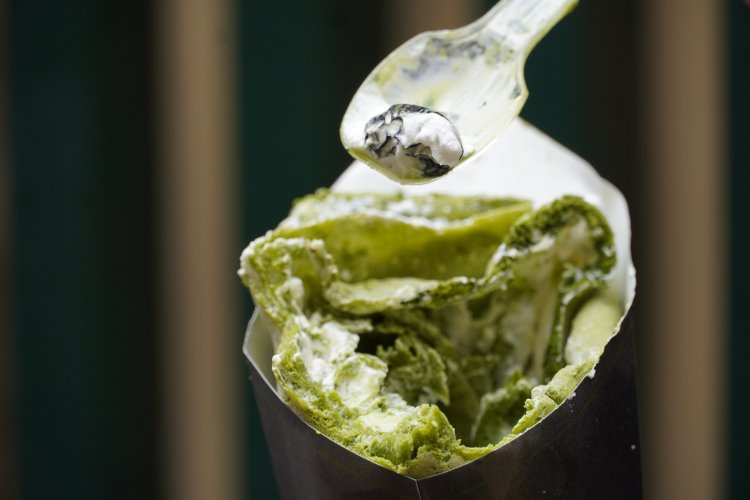 黒豆が下のほうにも入っており、最後まで楽しめる。