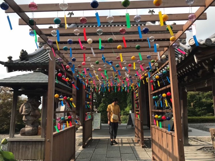 2023年の「風鈴まつり」は8月31日まで（予定）。