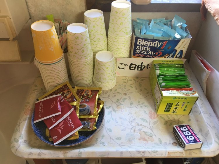 優しさの塊。無料のドリンク。