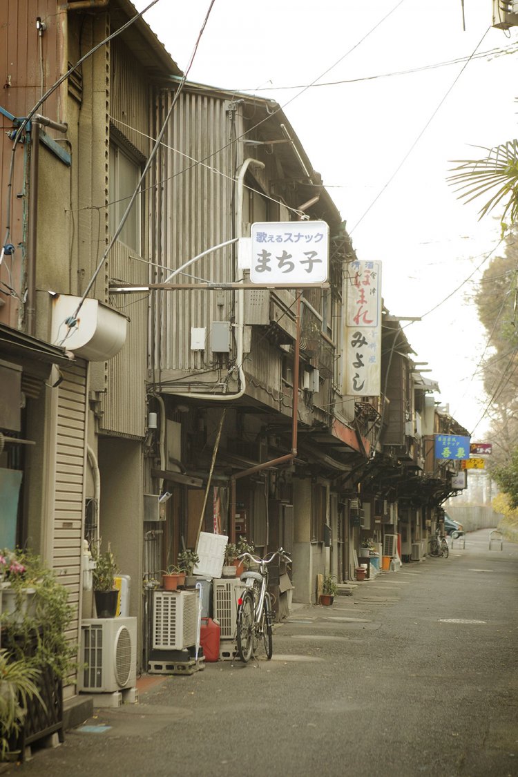 王子にあったさくら新道（撮影＝木村心保）。