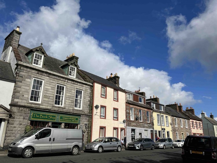 中世来の雰囲気が残る、ウィグタウンの中心部。