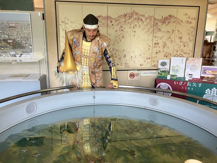 小牧長久手の戦いがよくわかるジオラマ。