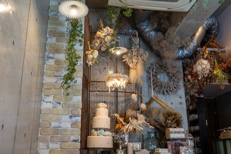 オーダーケーキの注文にも応じている。