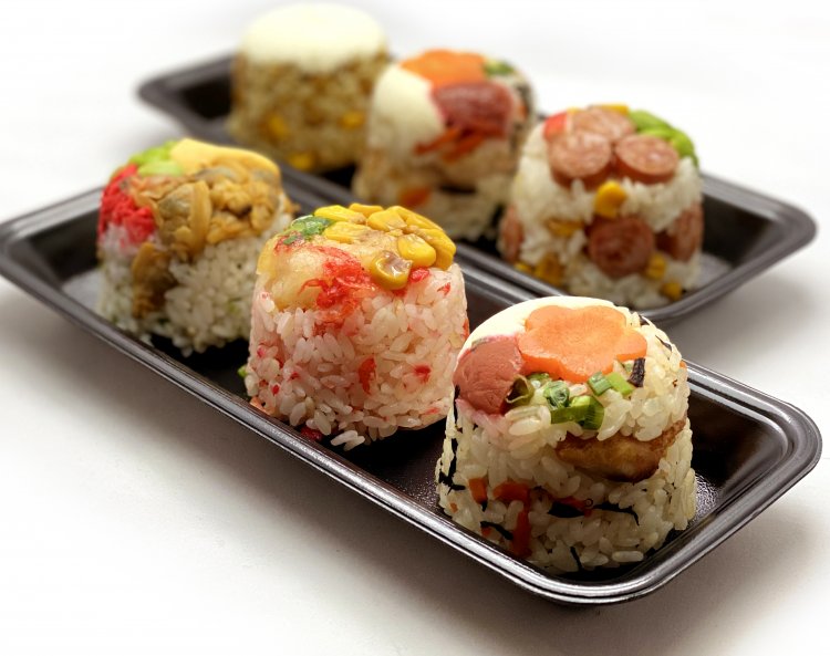 「お花見茶屋」の「花むすび」。