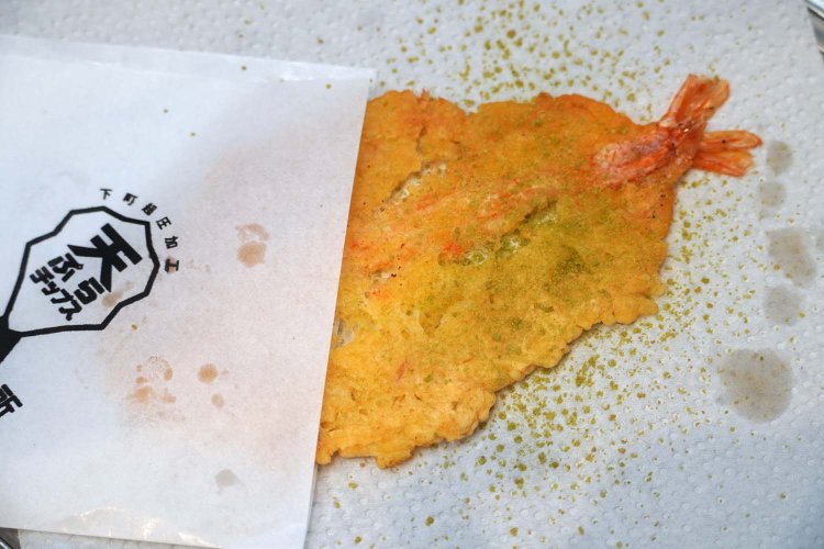 抹茶ソルトで味わってみると、程よい塩気でさっぱりと味わえる。