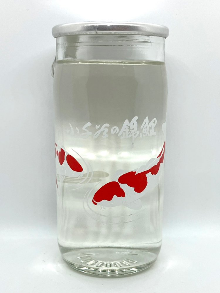 錦鯉の産地として知られる小千谷のお酒（「長者」新潟銘醸・新潟）。