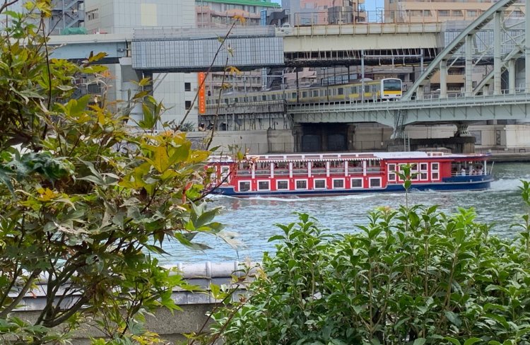 電車好き、船好き、高速道路好きにもたまらない眺望。