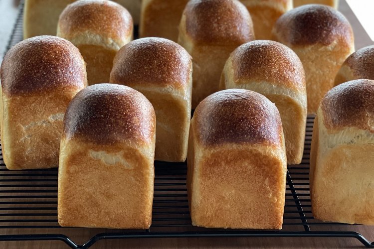 食パンを手にとったら、断面にある大きな気泡に注目だ。おいしさが生まれた証拠である。