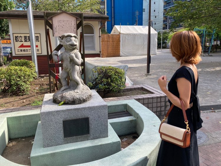 『怪しい声』の有力候補河童。もう一説は狸が有力候補らしい。