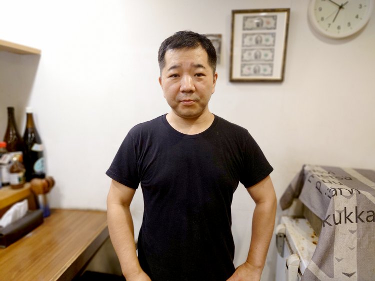 店主の長谷川一郎さん。アメリカ留学経験があり、海外出店も考えて銀座に店をオープン。