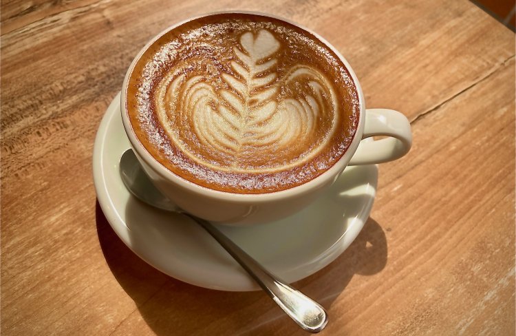 カフェラテもたっぷり。