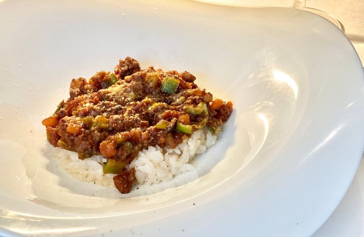 なんと！お願いすればリゾットもプレートにプラスしてもらえるらしい。