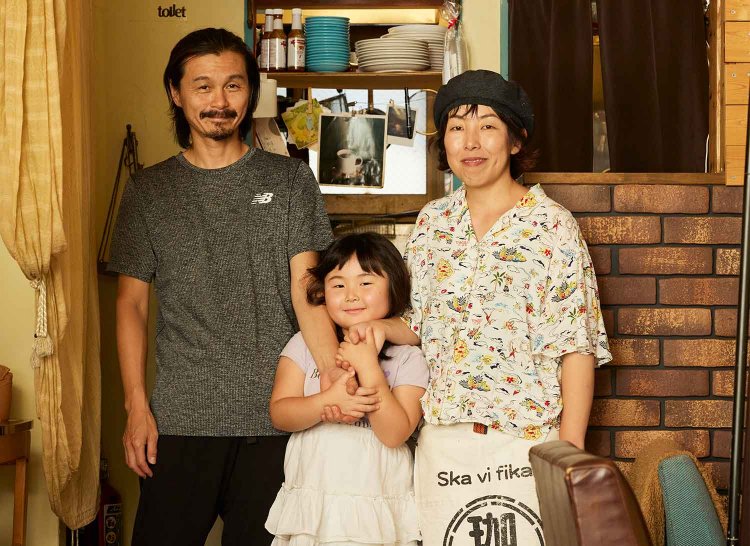 渡邊一家。はるちゃんは看板娘。