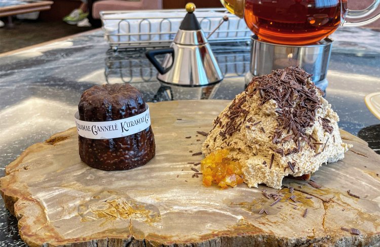 グランカヌレ&アールグレイのティラミス1580円。