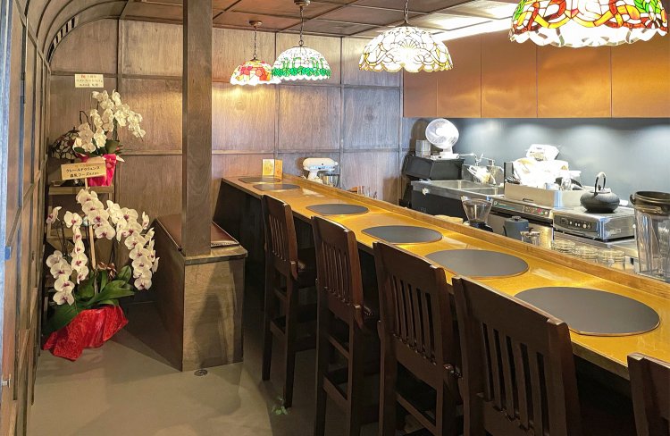 『クレール ドゥ リュンヌ』カフェスペース。