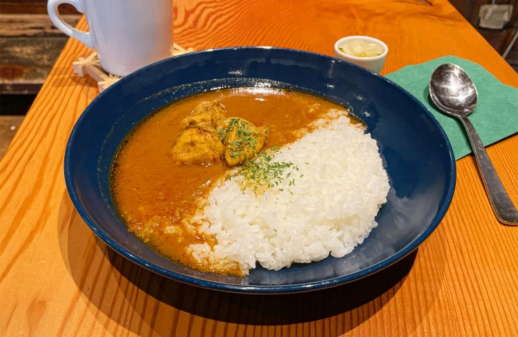 スパイシーチキンカレー700円。