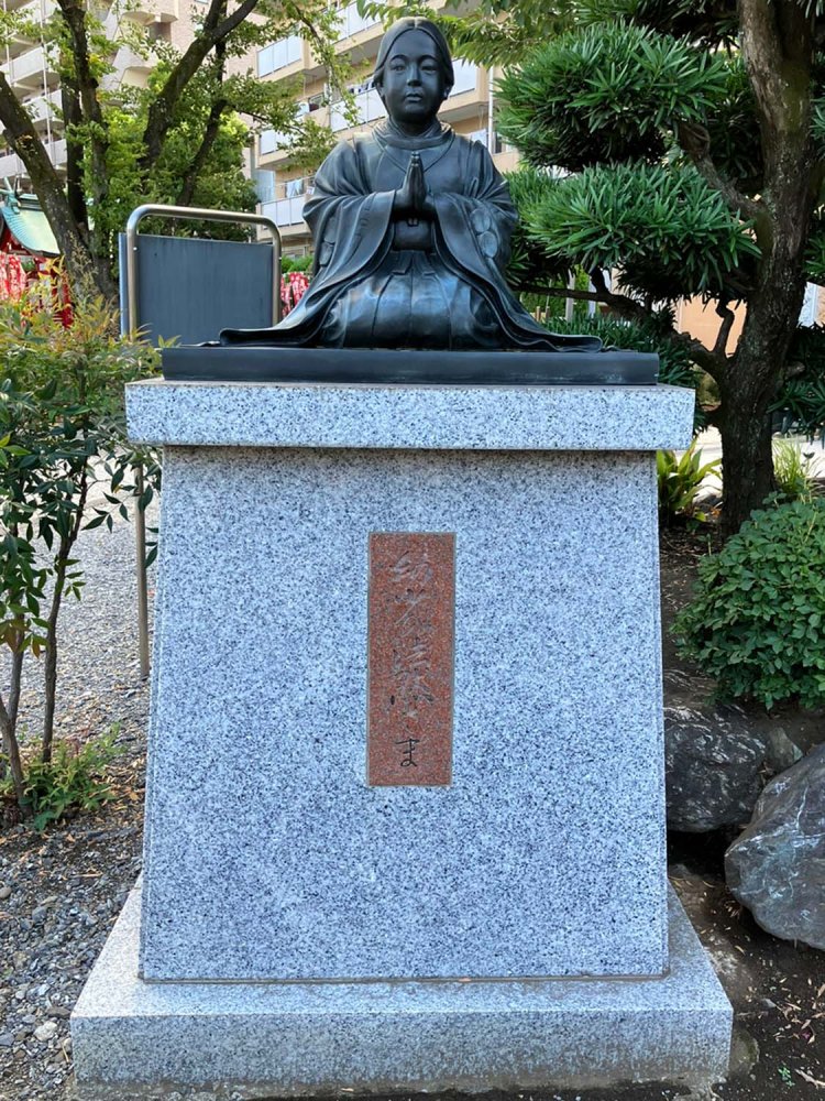 仏門を志した頃の法然だろうか（幡ヶ谷・清岸寺）。