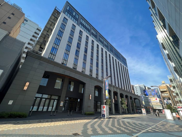 国際劇場跡地。松竹少女歌劇の本拠だった頃は、東京中の女学生が憧れる場所だった。