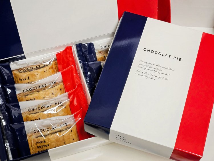 CHOCOLAT PIE 5個入り1080円／8個入1663円。