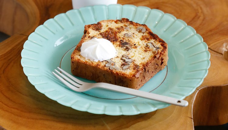 いちじくとくるみのチーズケークサレ650円。