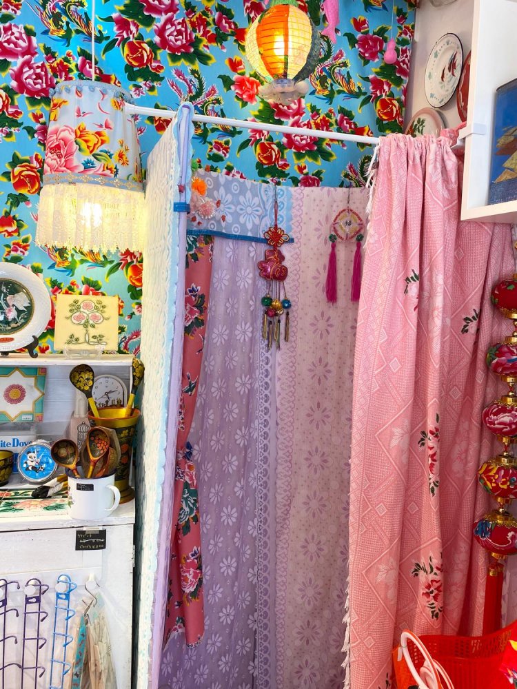 試着室もこれまた可愛い。