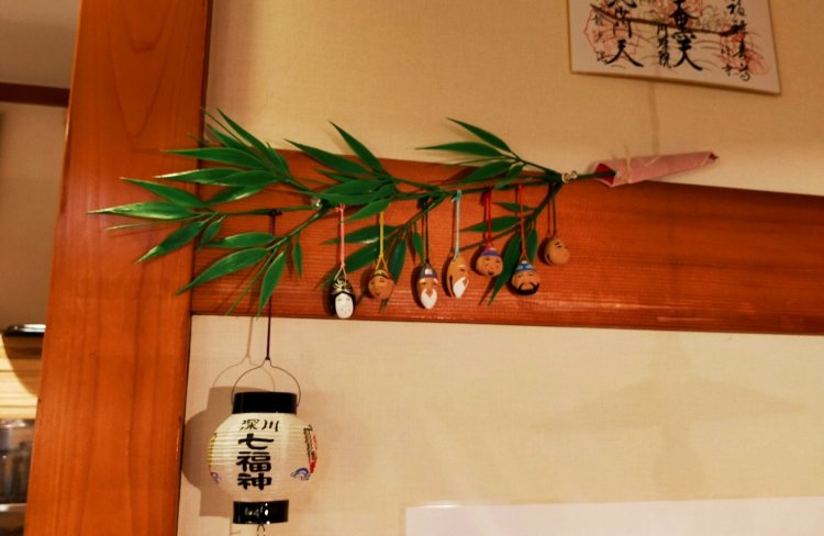 七福神めぐりのマスコットたち。可愛らしい。