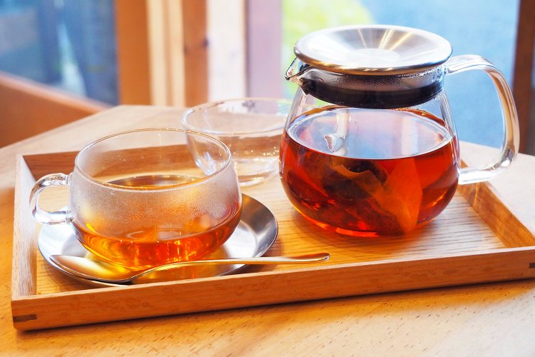 ブロックリーブレックファスト（紅茶）550円。