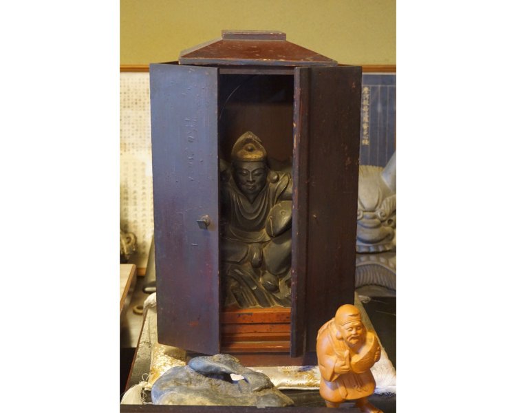 毎年お正月の「追浜七福神めぐり」でもおなじみだという恵比寿さま。昔はお正月になると恵比寿さまの版木に墨を塗って半紙に写し、お檀家さんに配布されていたのだそう。