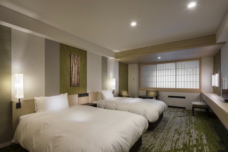 シックで落ち着いた雰囲気のスーペリア南館ツイン。