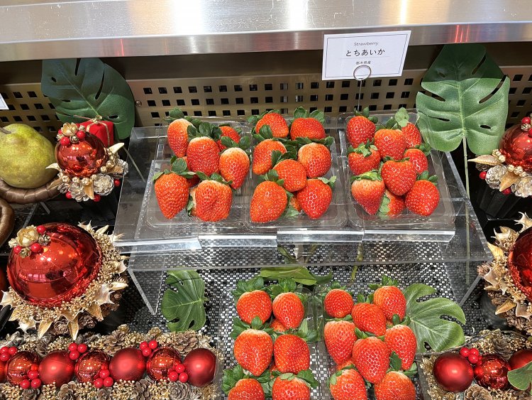 この日のイチゴは店頭にもあった栃木産のとちあいかを使用。