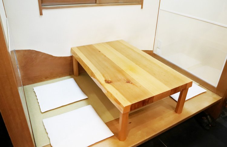 お子様連れにはありがたい小上がり席！