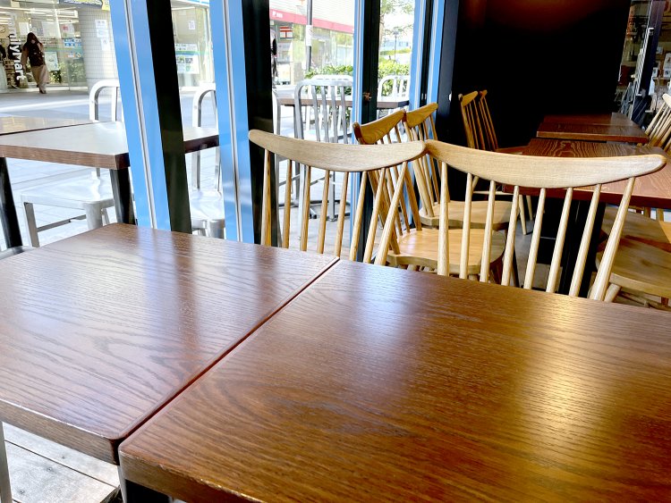 自然光がたっぷり入って気持ちがいい。